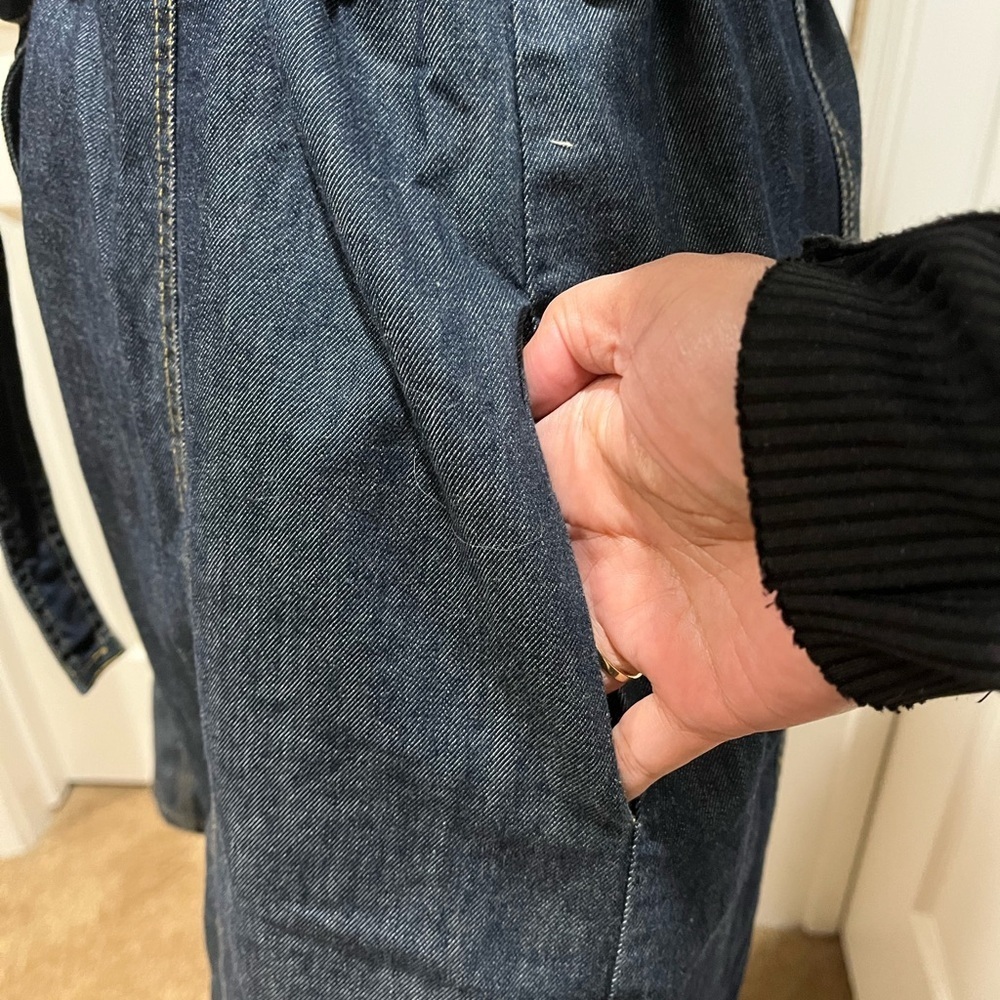 BURBERRY DENIM BUTTON UP DRESS - Picture 6 of 9